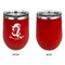 Witches On Halloween Stainless Wine Tumblers - Red - Single Sided - Approval