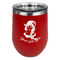 Witches On Halloween Stainless Wine Tumblers - Red - Single Sided - Front