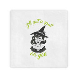 Witches On Halloween Cocktail Napkins (Personalized)