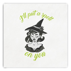 Witches On Halloween Paper Dinner Napkins (Personalized)