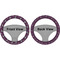 Witches On Halloween Steering Wheel Cover- Front and Back