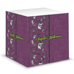 Witches On Halloween Sticky Note Cube (Personalized)