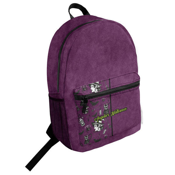 Custom Witches On Halloween Student Backpack (Personalized)