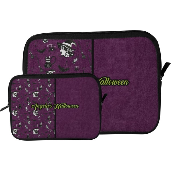 Witches On Halloween Tablet Sleeve (Size Comparison)