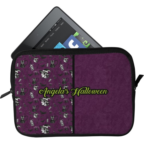 Custom Witches On Halloween Tablet Case / Sleeve (Personalized)