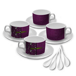 Witches On Halloween Tea Cup - Set of 4 (Personalized)