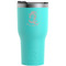 Witches On Halloween Teal RTIC Tumbler (Front)