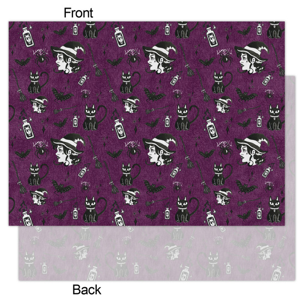 Witches On Halloween Tissue Paper - Heavyweight - Large - Front & Back