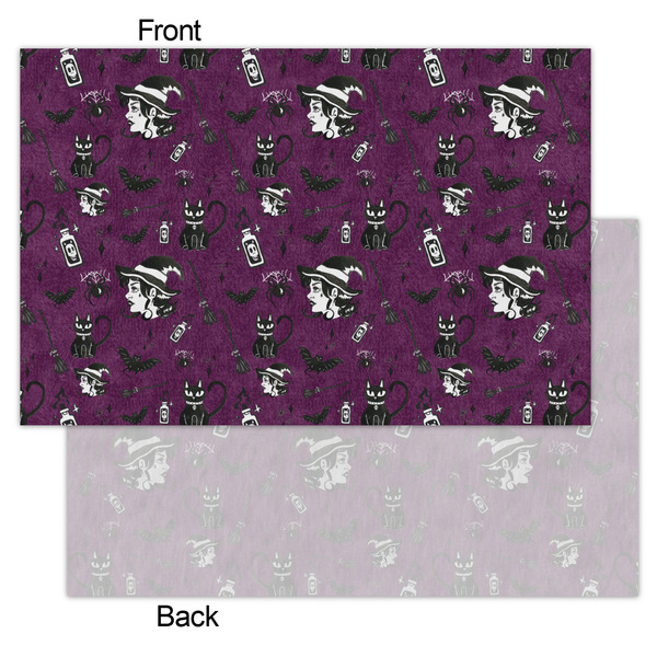 Witches On Halloween Tissue Paper - Heavyweight - Small - Front & Back