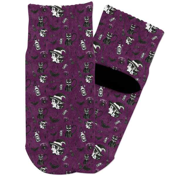 Custom Witches On Halloween Toddler Ankle Socks