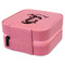 Witches On Halloween Travel Jewelry Boxes - Leather - Pink - View from Rear
