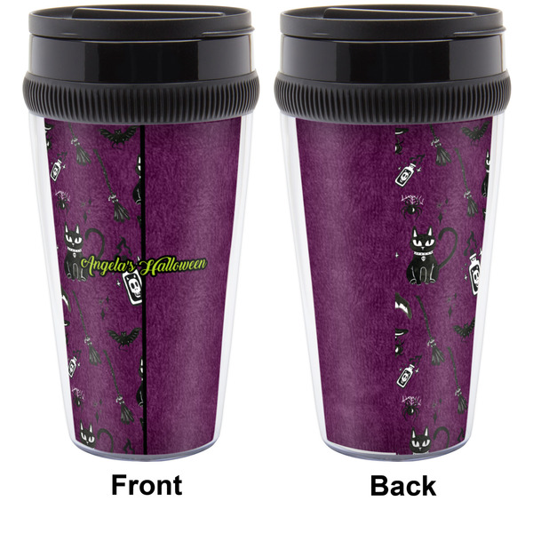 Witches On Halloween Travel Mug Approval (Personalized)