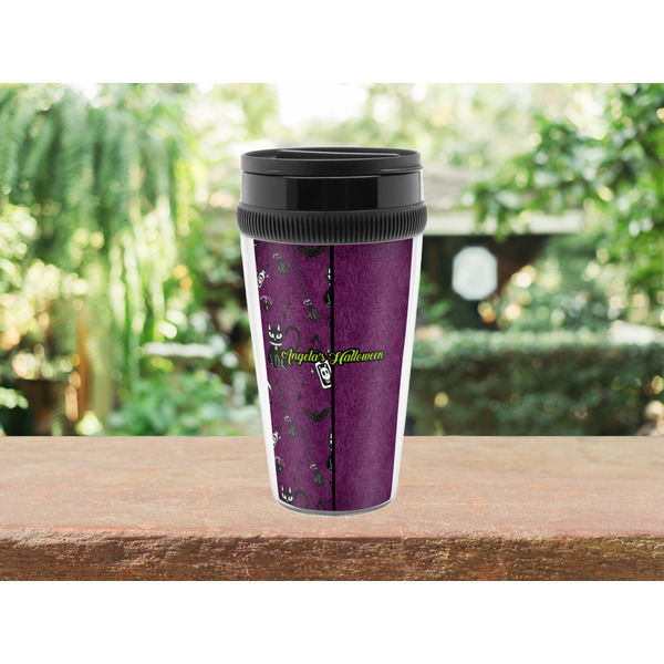 Witches On Halloween Travel Mug Lifestyle (Personalized)
