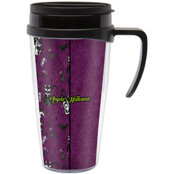 Witches On Halloween Acrylic Travel Mug with Handle (Personalized)