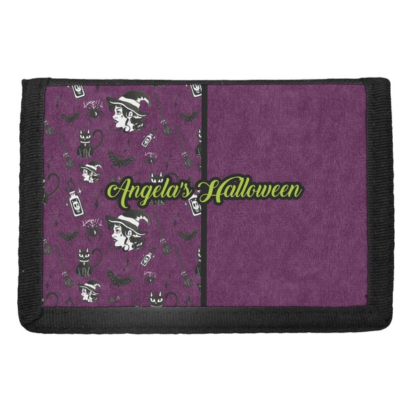 Custom Witches On Halloween Trifold Wallet (Personalized)