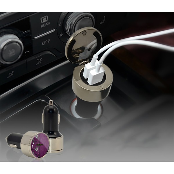 Witches On Halloween USB Car Charger - in cigarette plug