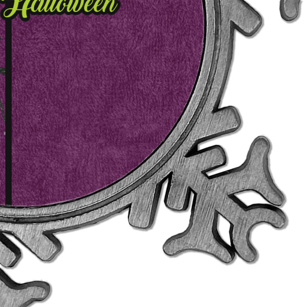 Witches On Halloween Vintage Snowflake - Detail