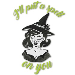 Witches On Halloween Graphic Decal - Small (Personalized)