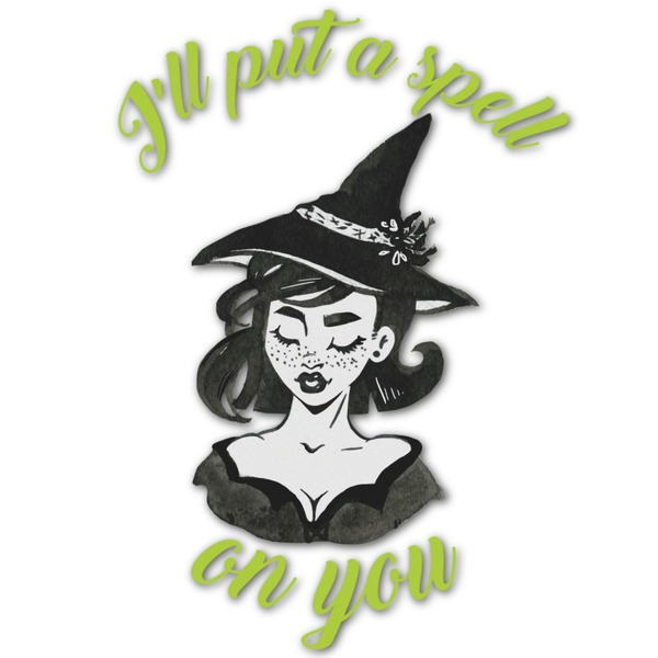 Custom Witches On Halloween Graphic Decal - XLarge (Personalized)