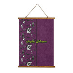 Witches On Halloween Wall Hanging Tapestry (Personalized)
