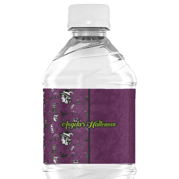 Custom Witches On Halloween Water Bottle Labels - Custom Sized (Personalized)