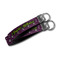 Witches On Halloween Webbing Keychain FOBs - Size Comparison