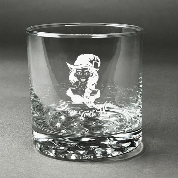 Custom Witches On Halloween Whiskey Glass - Engraved (Personalized)