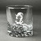 Witches On Halloween Whiskey Glass - Front/Approval