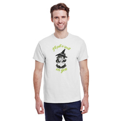 Witches On Halloween T-Shirt - White (Personalized)