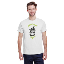 Witches On Halloween T-Shirt - White (Personalized)