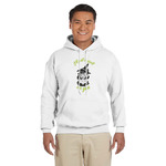 Witches On Halloween Hoodie - White - Small (Personalized)