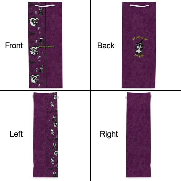 Witches On Halloween Wine Gift Bag - Gloss - Approval