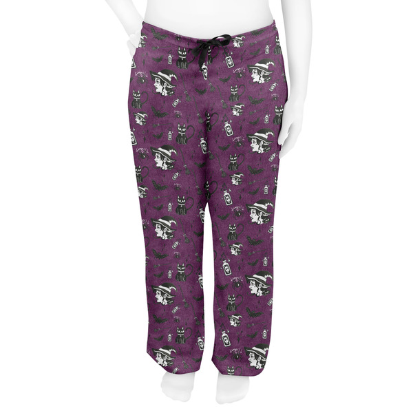 Witches On Halloween Women's Pj on model - Front