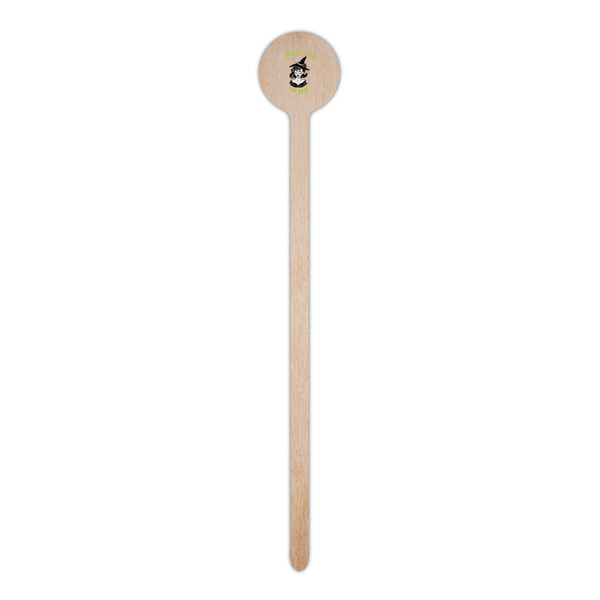 Witches On Halloween Wooden 6" Stir Stick - Round - Single Stick