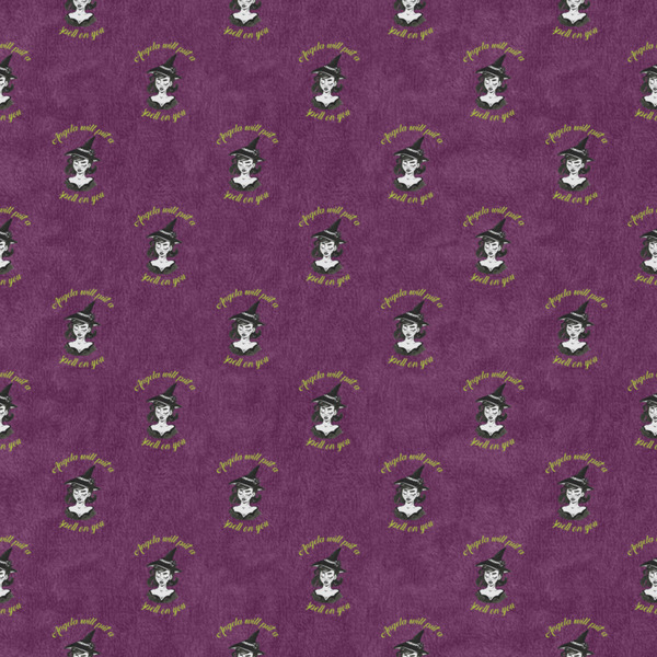 Witches On Halloween Wrapping Paper Square