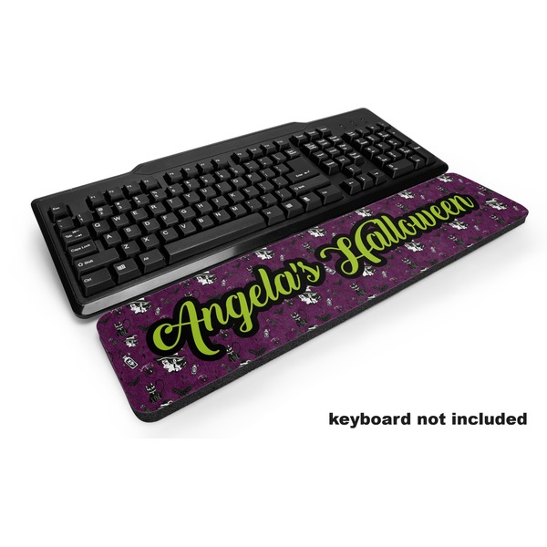 Custom Witches On Halloween Keyboard Wrist Rest (Personalized)
