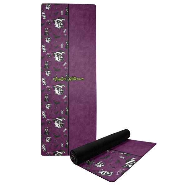 Custom Witches On Halloween Yoga Mat (Personalized)