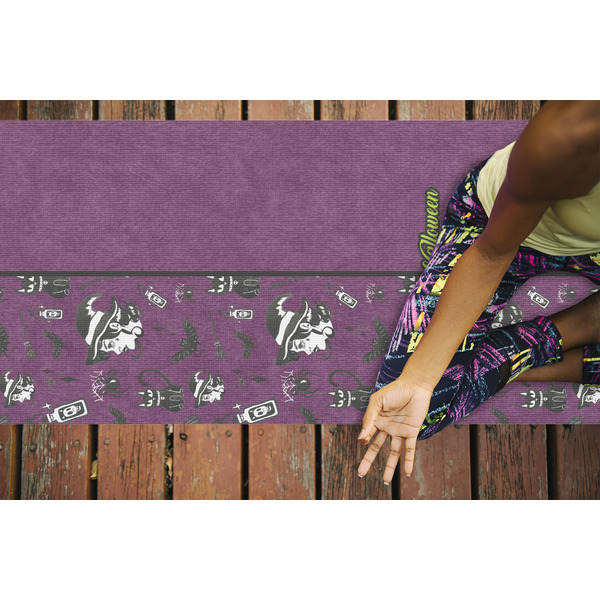 Witches On Halloween Yoga Mats - LIFESTYLE