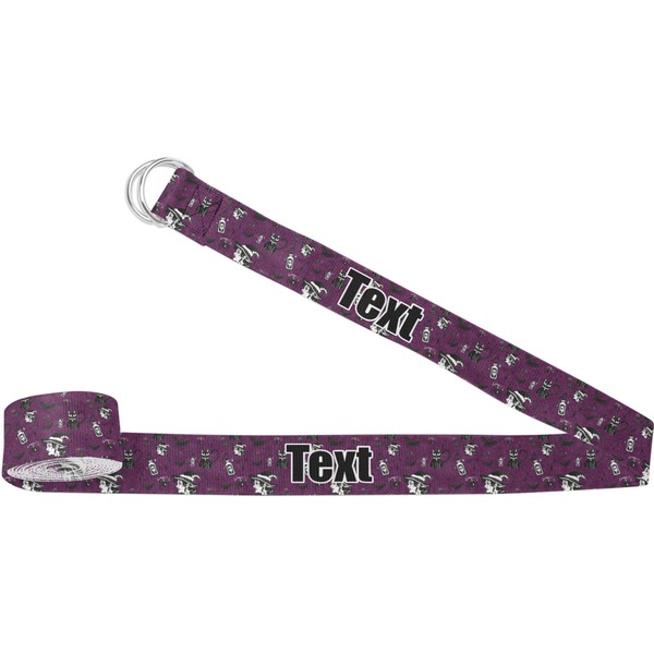 Custom Witches On Halloween Yoga Strap (Personalized)