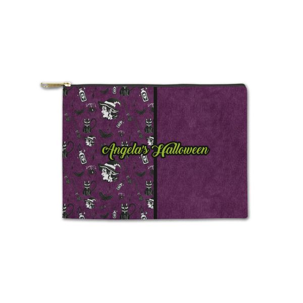 Custom Witches On Halloween Zipper Pouch - Small - 8.5"x6" (Personalized)