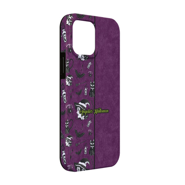 Custom Witches On Halloween iPhone Case - Rubber Lined - iPhone 13 Pro (Personalized)
