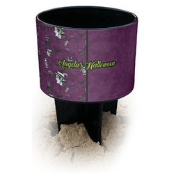 Witches On Halloween Black Beach Spiker Drink Holder (Personalized)