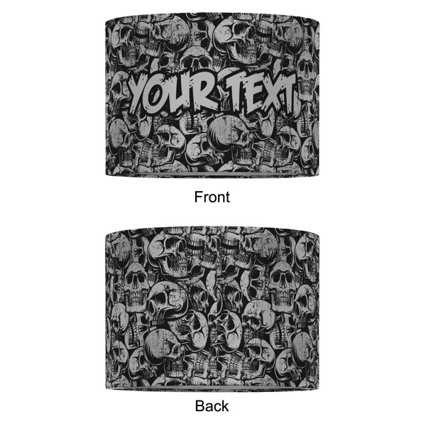 Skulls 12" Drum Lampshade - APPROVAL (Fabric)
