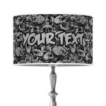 Skulls 12" Drum Lamp Shade - Poly-film (Personalized)