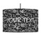 Skulls 12" Drum Pendant Lamp - Fabric (Personalized)