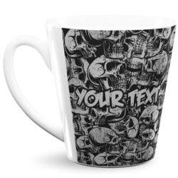 Skulls 12 Oz Latte Mug (Personalized)
