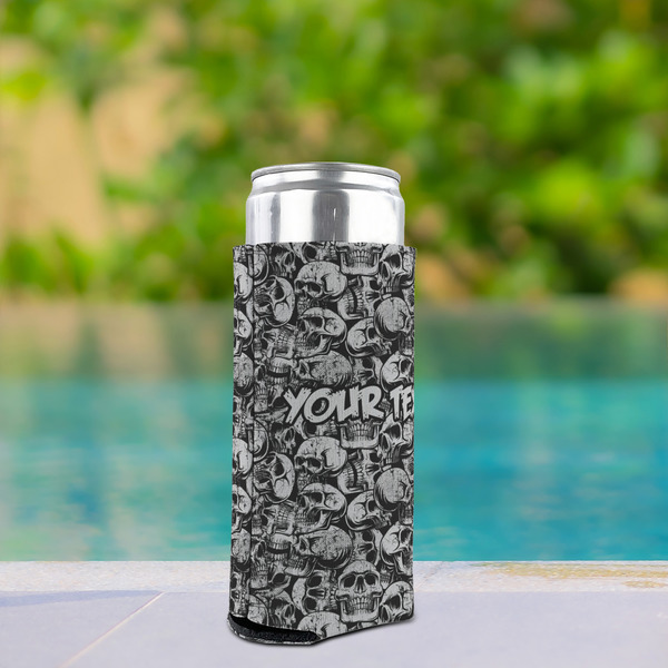 Skulls Can Cooler - Tall 12oz - In Context