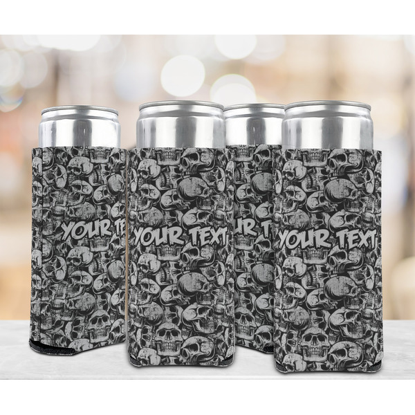 Skulls 12oz Tall Can Sleeve - Set of 4 - LIFESTYLE