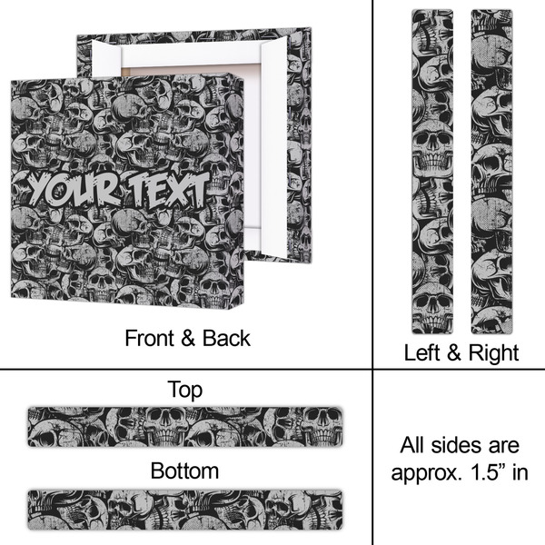 Skulls 12x12 - Canvas Print - Approval