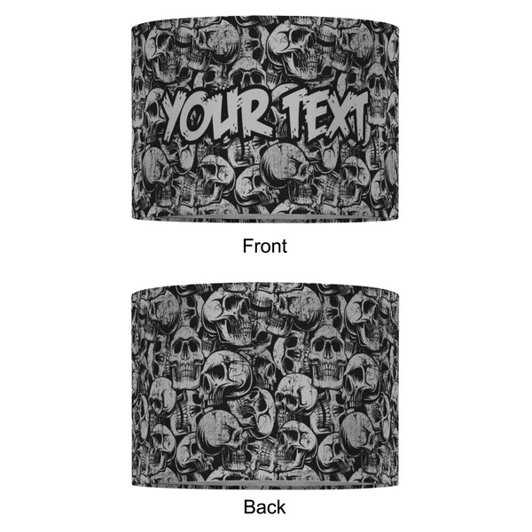 Skulls 16" Drum Lampshade - APPROVAL (Fabric)